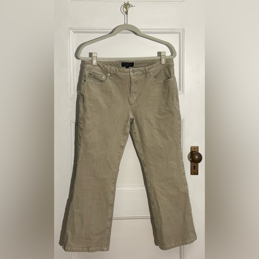 Banana Republic Cropped-Flare Corduroy Jeans